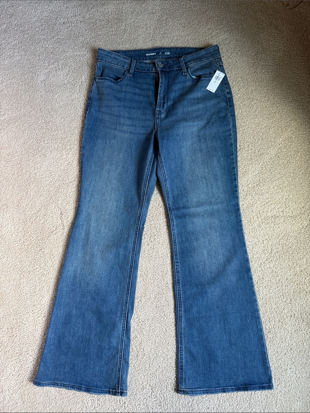 Old Navy Women's Dark Blue Flare Jeans
